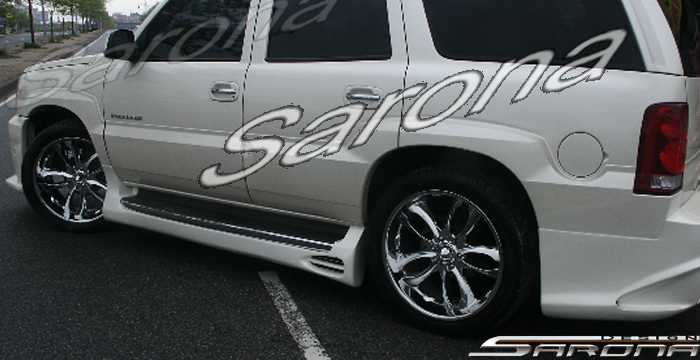 Custom Cadillac Escalade Side Skirts  SUV/SAV/Crossover (2002 - 2006) - $390.00 (Part #CD-007-SS)